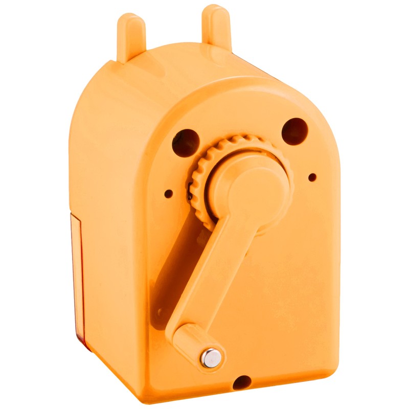 Nakabayashi Manual Pencil Sharpener Yellow DPS-H101KY, orange