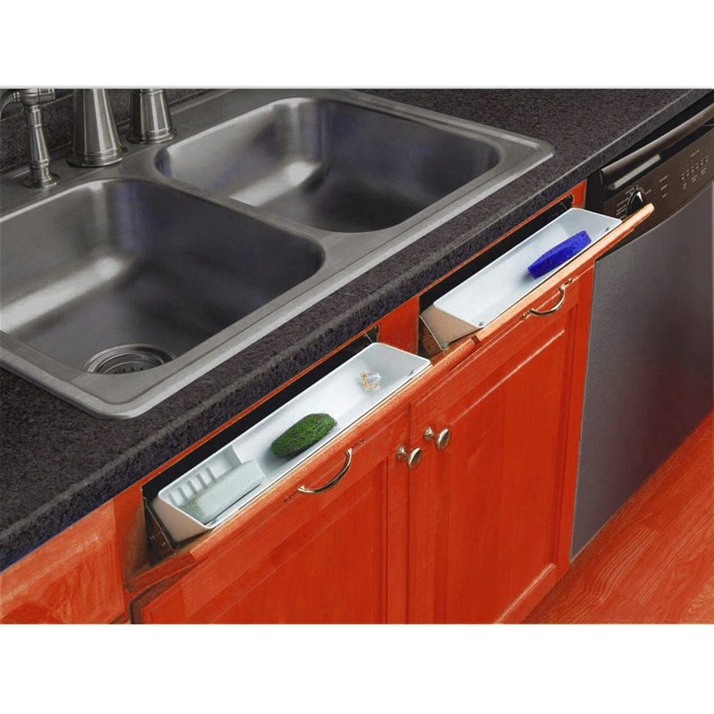 Aiwaiufu 14“ Kitchen Sink Front Trays Tip Out Tray Set