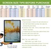 Fly Screen Window for Windows 60 x 110 cm Black