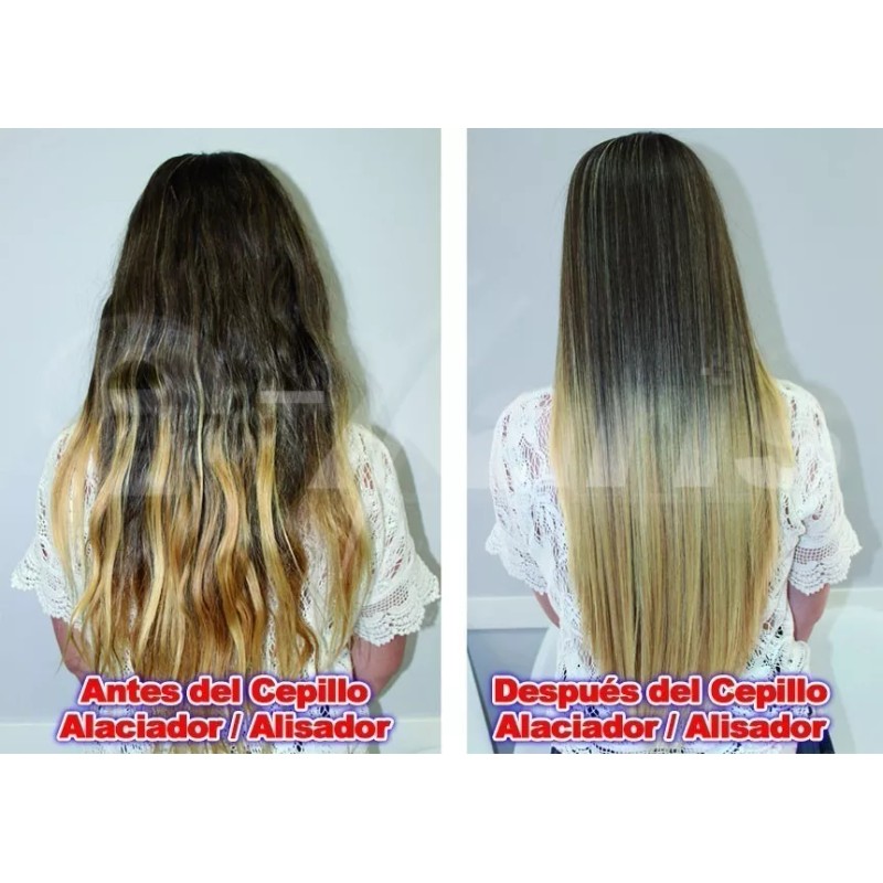 Marca Original Tenaza Cepillo Alisador Regulador Temperatura Alaciador.