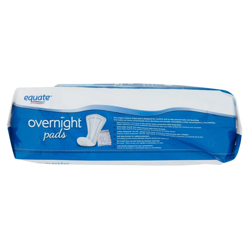 Equate Women's Incontinence Pads, Overnight (30 Count)