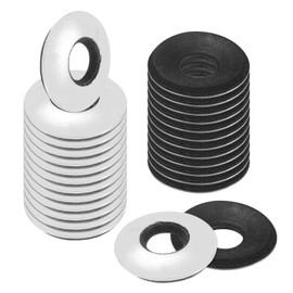 M METERXITY 80-Pack EPDM Bonded Sealing Rubber Washers, 304 Stainless Steel 5/16" x 3/4" OD Neoprene Rubber Washers Gasket for Bolts/Screws/Machinery/Ships/Roof