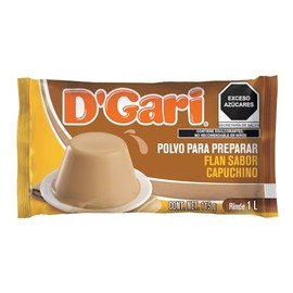 DGari Polvo para Preparar Flan, Sabor Capuchino 115 g