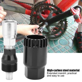 Bicycle Crank Remover with Extension Mandrel, Bicycle Crank Remover, Practical, Easy to Use, Removal Tool, Bicycle Repair, Made of High Carbon Steel