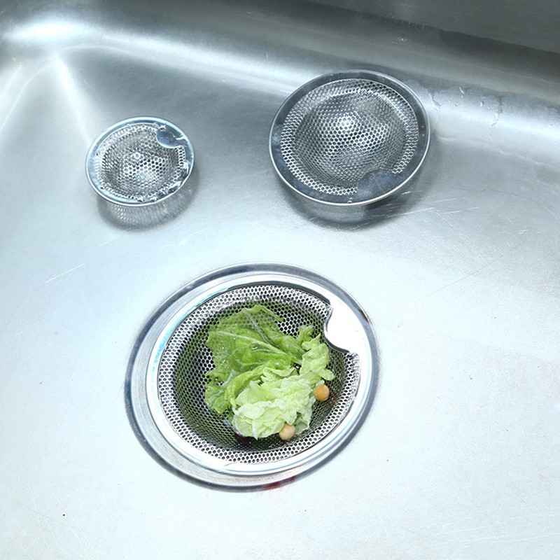 Fayomir Stainless Steel Sink Strainer Set of 2 Small Drain