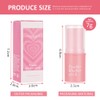 Cream Blush Stick, Creamy Texture Moisturising Face Cream Blush Natural