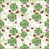 20 Napkins Ladybird Flying Around Clover Leaves | Happiness |