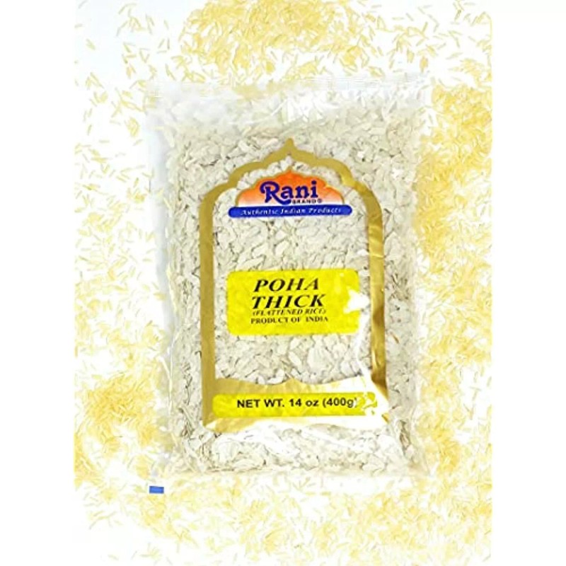 Rani Poha (Powa) Thick Medium-Cut (Flattened Rice) 14oz (400g)
