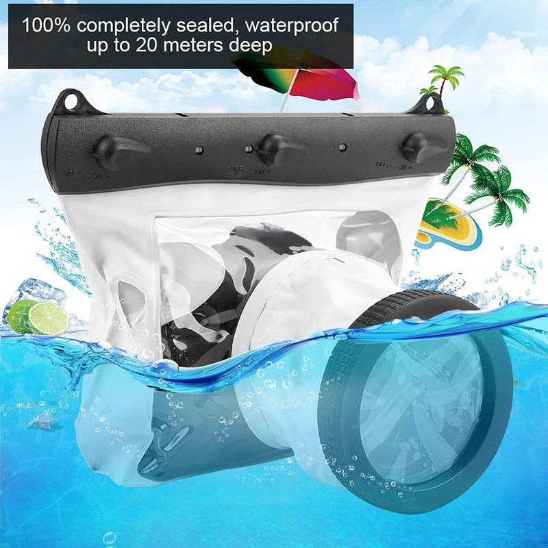 Sxhlseller Camera Waterproof Case Bag, Universal Underwater Dving Case Dry