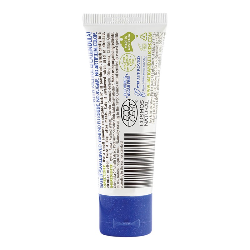 Jack N Jill Natural Toothpaste - Bubblegum, 50g