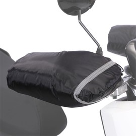 LKCCTK Motorcycle Handlebar Cover Bicycle Handlebar Cover Cold-Resistant Windproof Waterproof Rain Protection Insulation Hand Stays Dry Fleece Back Type Hand Guard with Reflective Strap Easy to