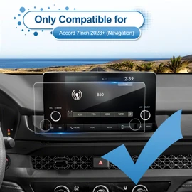 Coleya 2023 2024 2025 Pilot Screen Protector for Honda Pilot (LX/Sport) 7-inch Color Touchscreen, 9H Tempered Glass 2025 Pilot Accessories Anti-Resistant/HD Transparent 7"