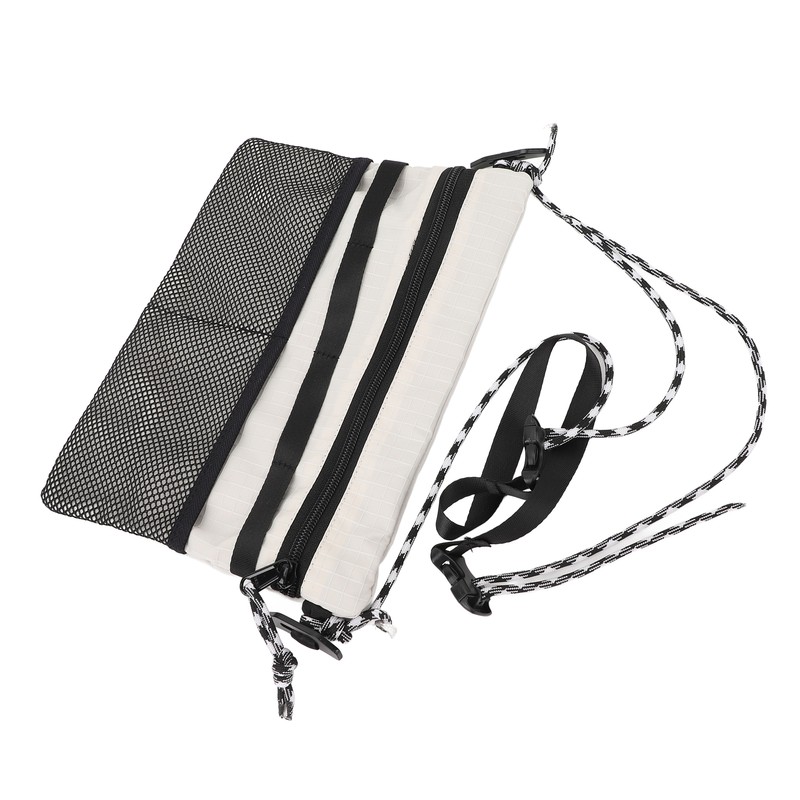 Outdoor Shoulder Bag Multifunction Multiple Department Adjustable Strap Portable Mini