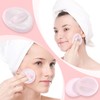 40 Pcs Cotton Powder Puffs Washable 2.36 Inch Round Makeup