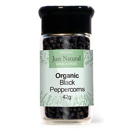 Peppercorns Black (Glass Jar) 42g