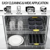 5 Pcs Silicone Baguette Baking Mold and Hamburger Bun Pan