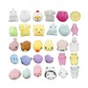 30Pcs Mochi Squishy Toys,Miniature Novelty Toys,Moji Fidget Toys,Mini Animal Squishy