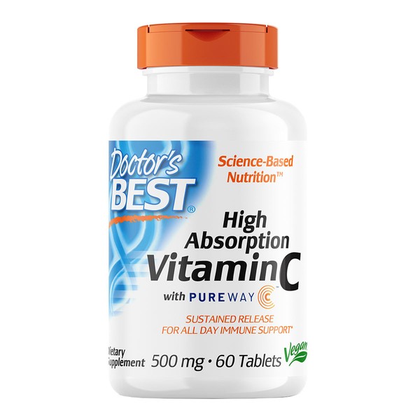 Doctor's Best High Absorption Vitamin C with Pureway C - 60 tablets