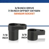 GEARLEADER Automotive Oxygen Sensor Socket, 1/2" and 3/8" Drive 7/8"