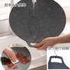 Gas IH Compatible Griddle, Aluminum 11.8 inches (30 cm), Black,