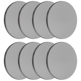 WENHUALI Steel Metal Plate 1/8" x 2" Diameter Disk 8 Pcs A36 Weldable Steel Sheet Base Round Plate for Construction (2 in, 8 Pcs)