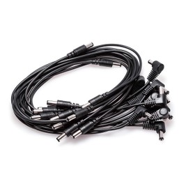 Voodoo Lab Pedal Power DC Cable 12-Pack (PPPK-12), Black