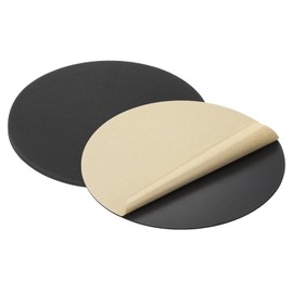 PATIKIL 12 Inch Diameter Lamp Base Felt 3Pack 2mm Thick Foam Adhesive Non-Slip EVA Protection Pad Mat for Lamp Furniture DIY Craft, Black