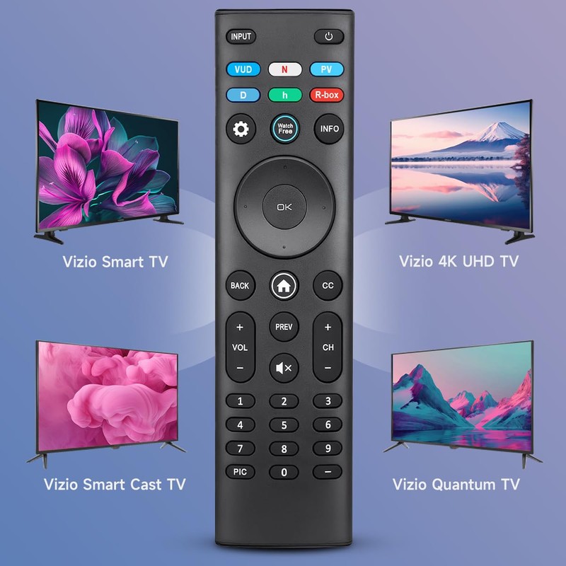 Universal Remote Control for VIZIO Smart TV Remote XRT140 -