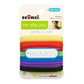 Scunci N/S Elastic 14ct A Size 14ct Scunci No Slip Elastics Assorted Colors 14ct