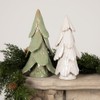 Creative Co-Op Handmade Stoneware Tree, Mint, Reactive Glaze Finish