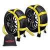 2Pc Tow Dolly Basket Straps with Flat Hook for 14"-17"