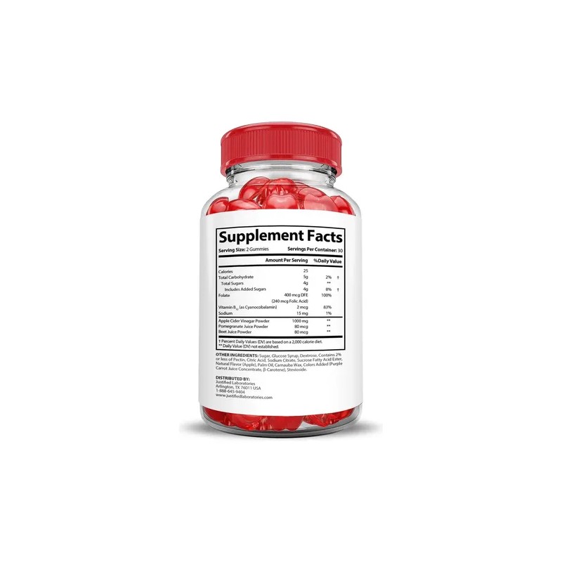 Justified Vital-grow-xl Gomitas 1000mg Acv Veganas