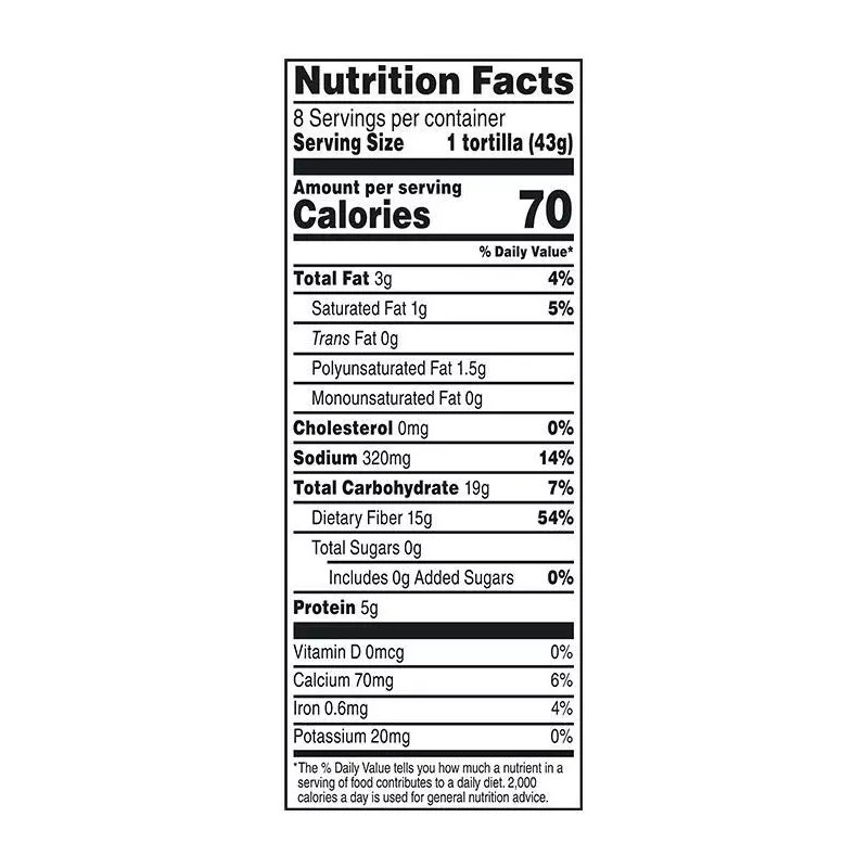 Mission Carb Balance 8" Soft Taco Flour Tortillas - 8