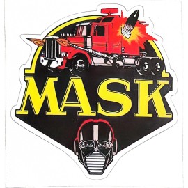 MASK Matt Trakker DIC 80s Cartoon Anime Vinyl Waterproof Large Sticker