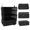 Hanging 3 Shelf Travel Shelves Bag Portable Multifunctional Large Capacity