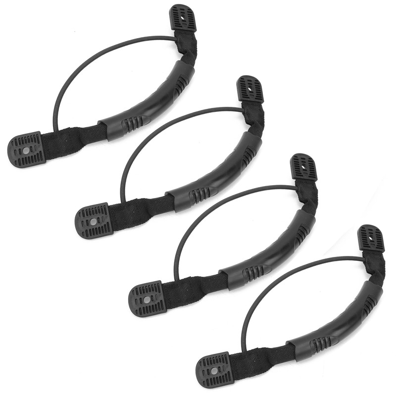 Canoeing Plastic Nylon Webbing Handle with Screw Fixed Button Set