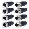 DIANQI Male & Female Socket M12 Panel Aviation Wire Connector