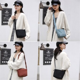 Wafybsre Small Cross body Bags for Women Lightweight Cute Mini Travel Purse Shoulder Handbags Everyday Bag, Light Gray, Small