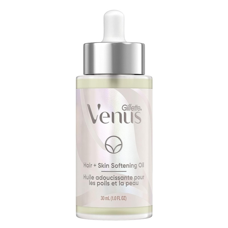 Gillette Venus for-Pubic-Hair and Skin, Softening Oil, 1 oz