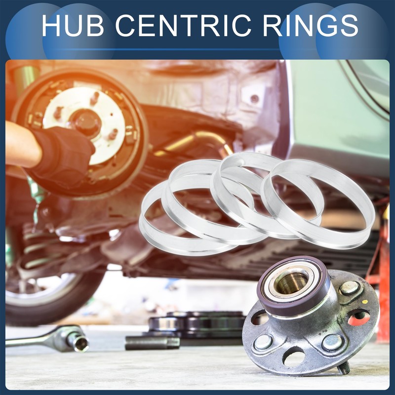 INFINAUTO Hub Centric Ring 54.1mm Inner to 56.1mm OD Car