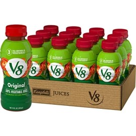 V8 Original 100% Vegetable Juice, Vegetable Blend with Tomato Juice, 12 FL OZ...