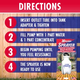 30 SECONDS Outdoor Cleaner, 1 Gallon - Sprayer