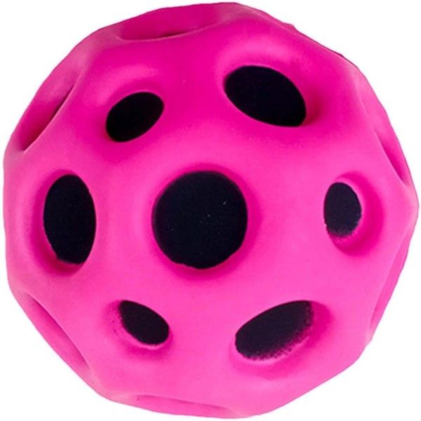 1 x Hot Pink Space Ball, Bouncy Ball, Moon Ball