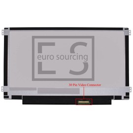 11.6 Inch LED LCD HD (1366 x 768) Screen Replcament for Acer Travelmate TMB117-M-C3C8 Laptop Display Panel with Side Screw Brackets 30 Pin Connector Non-Touch