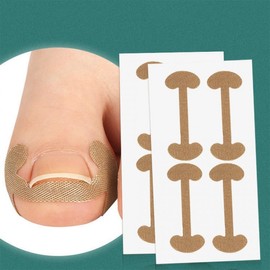 Toe protection patch, neat fixing tape, 4 toenail stickers One set 8ea
