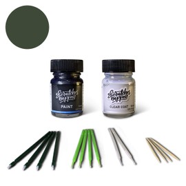 ScratchesHappen Exact-Match Touch Up Paint Kit - Guard Metallic (HN/M7326A) for Ford - Essential (Paint + Clear Coat)