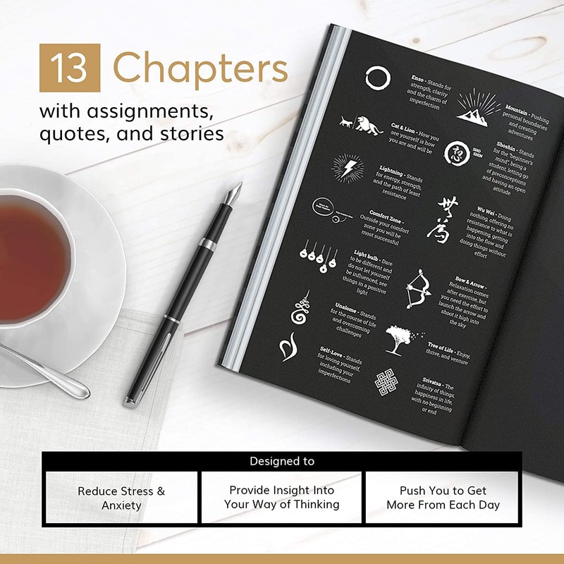 Vertellis Chapters | 13-Week Self Care Journal | 3-IN-1 Gratitude