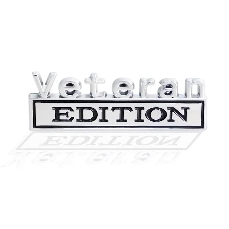 2 Pack Veteran Edition Emblem Sticker is applicable to all