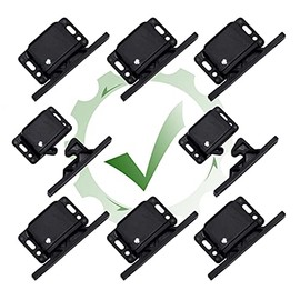 RV Cabinet latches and Catches/Drawer Latch Universal Push-to-Close Grabber Catch, Baby or Cat Proof Ideal for Motorcoach,RV Motorhome,Boat,Camper,Trailor,Home,OEM Replacement (8)
