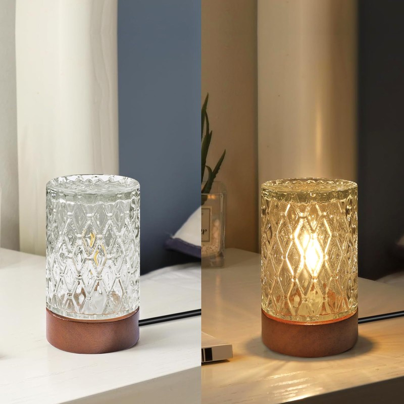 GZWANHANGMY Mini Soft Warm LED Night Light,Dimmable Bedside Lamp Small